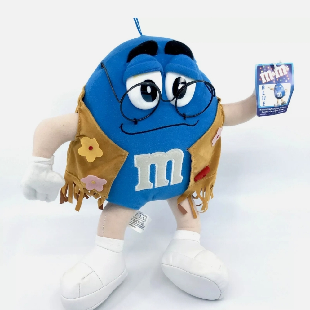 Blue M&M Rare Hippy with tag